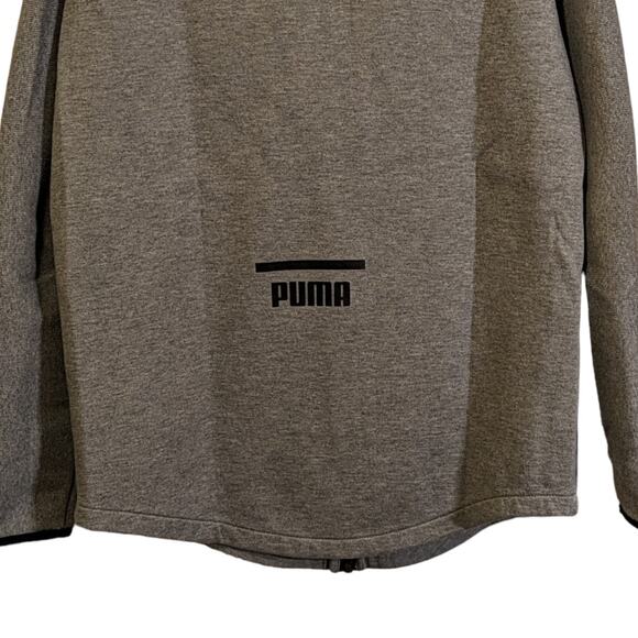 PUMA Evostripe Full Zip Up Hoodie Sweatshirt Drycell Gray Reflective Women's S - Picture 4 of 10